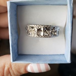 Jewelry - Sterling silver elephant ring antiqued Jewelry - Sterling silver elephant ring antiqued